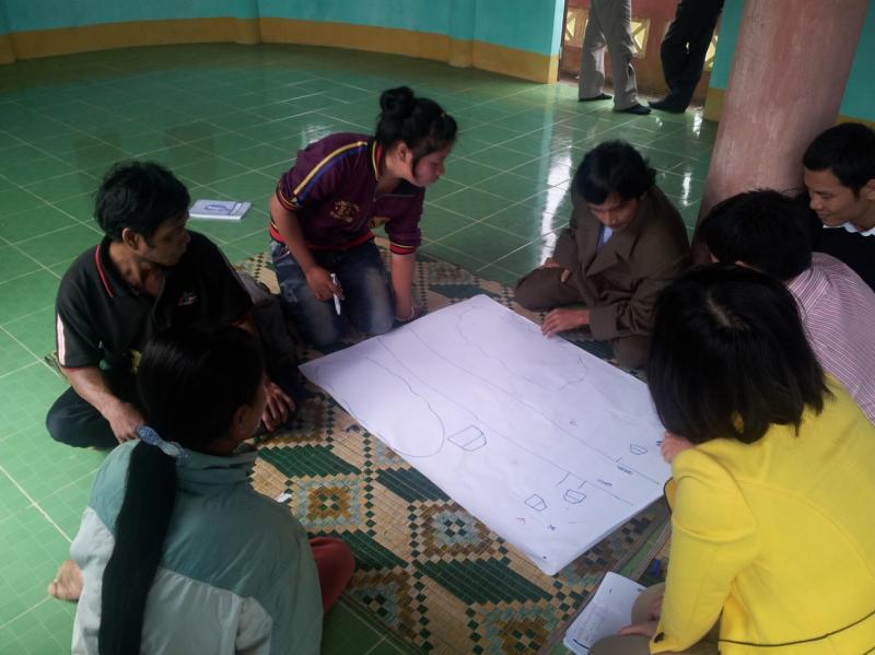 Participatory mapping of the forest in Hue, Viet Nam